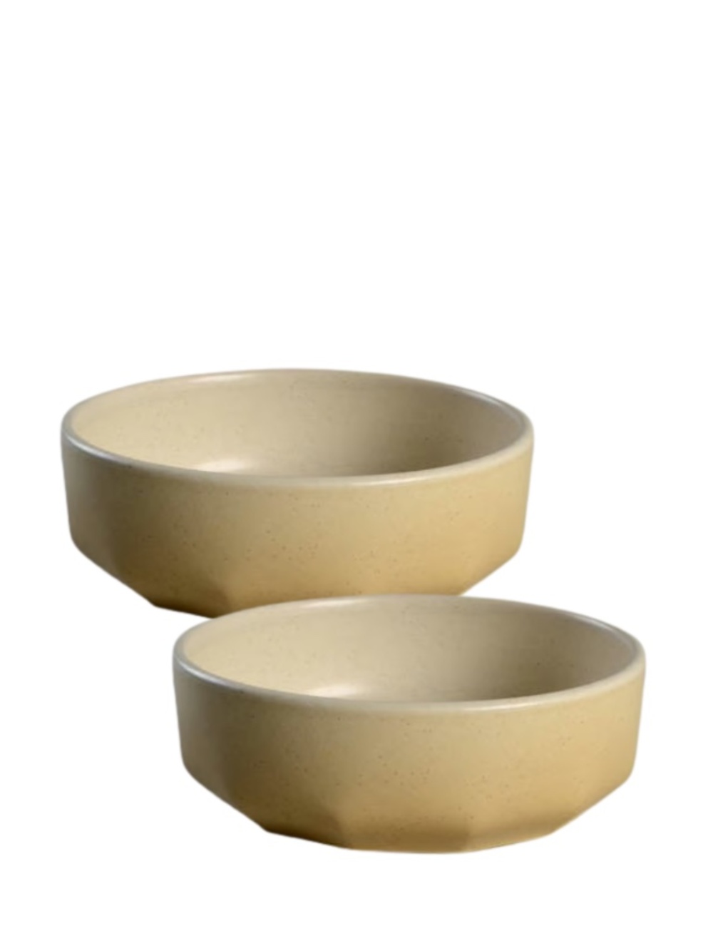 Mikasa Vintage Indian Feast DE850 Speckled Biscuit 9" Serving Bowls – Set of 2
